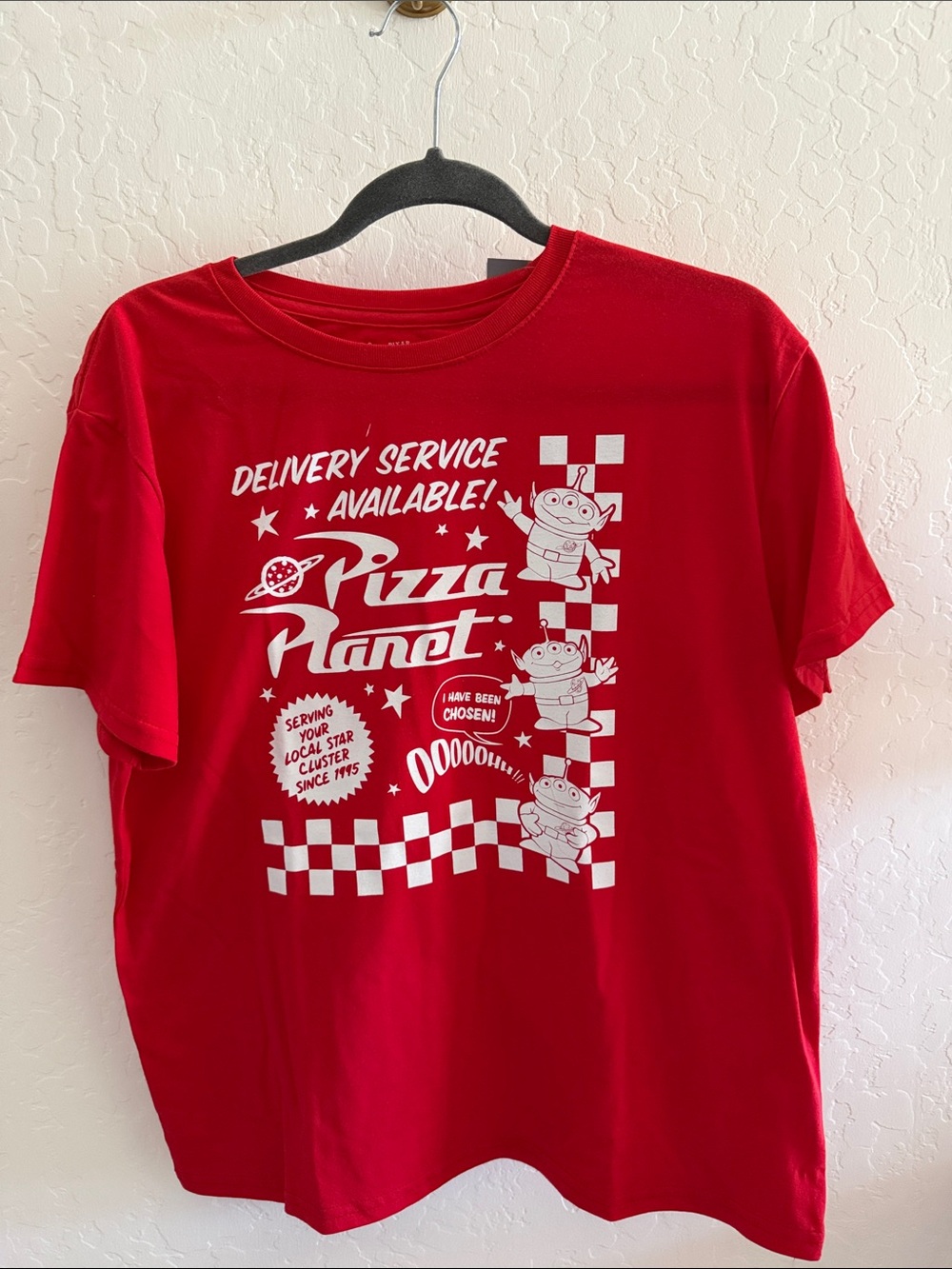 Disney Pizza Planet Red Graphic T-Shirt